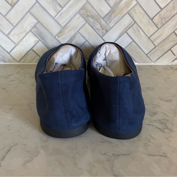 NWT Amazon Essentials Women’s Square-Toe Ballet Flats Navy Blue Size 11 - Picture 4 of 8